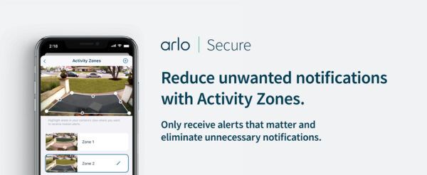 Arlo Essential Wireless Doorbell Camera - Activity zones