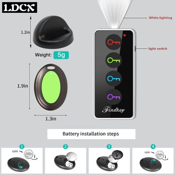 Ldcx Wireless RF Item Finders - 04