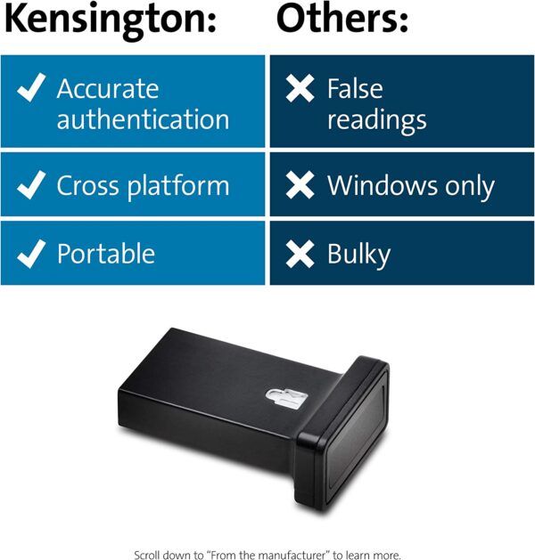 Kensington FIDO USB Fingerprint Reader Key 07