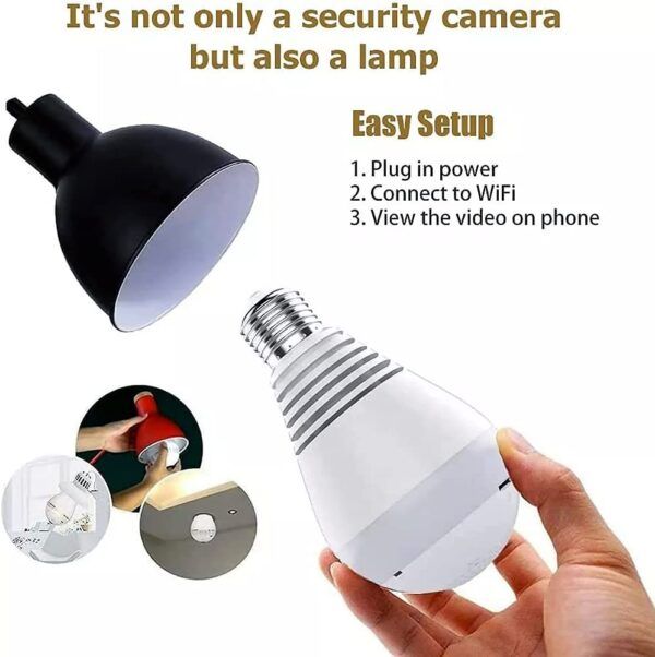 Kopfus Light Bulb Spy Camera - 02