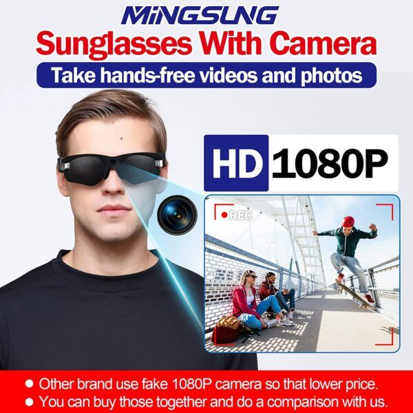 MingSung Hidden Sunglasses Camera - 02