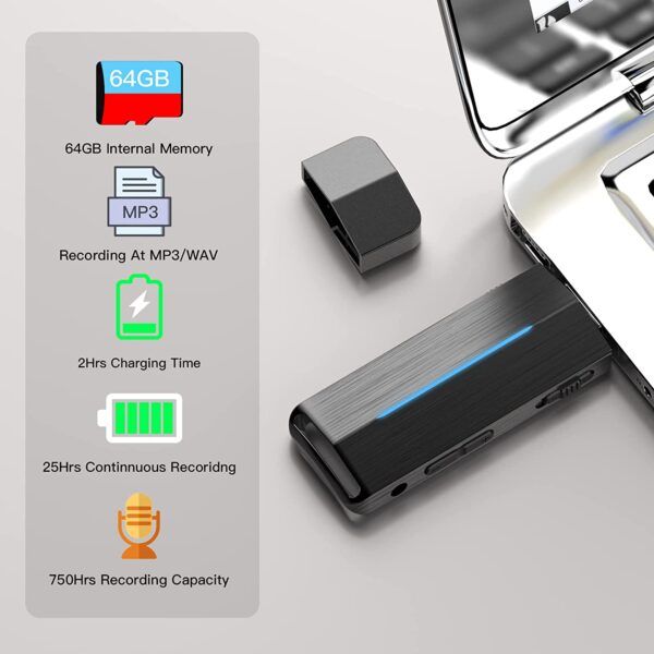Taheng USB Drive Voice Activated Recorder 06