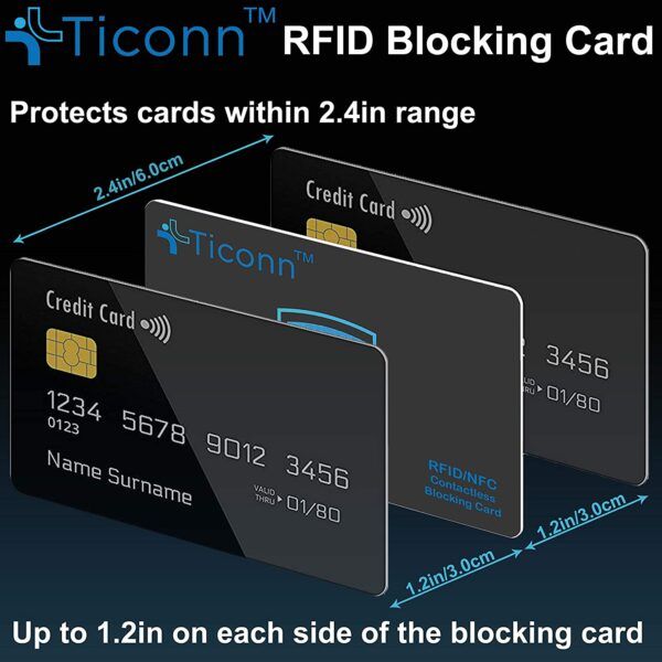 Ticonn RFID Blocking Cards - 05