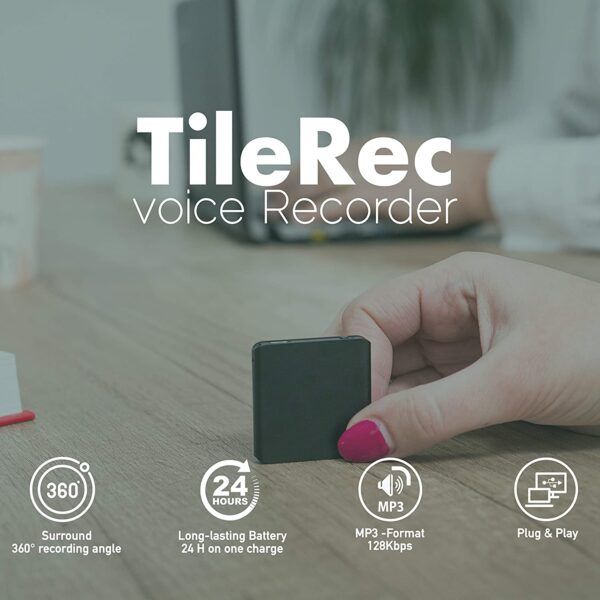 TileRec Slim Voice Recorder - 08