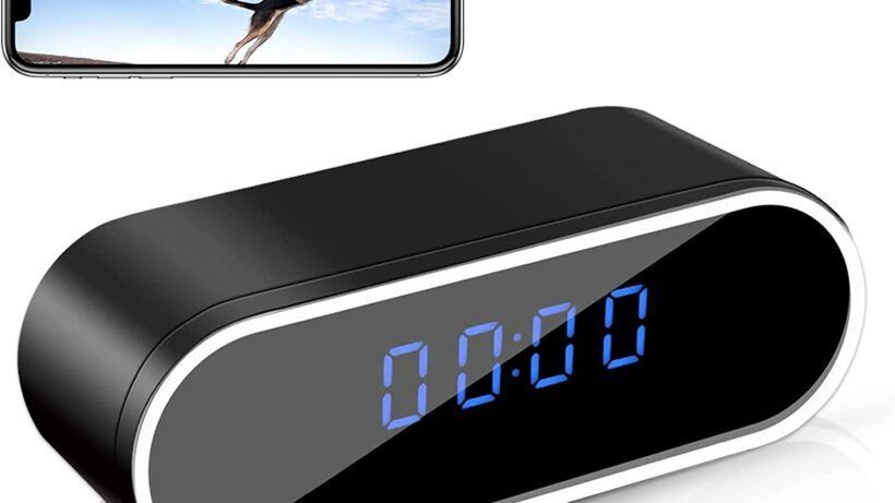 Verrny Digital Clock Hidden Wifi Camera