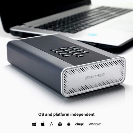 iStorage Secure Encrypted Portable Hard Drive - SpyCamCentral
