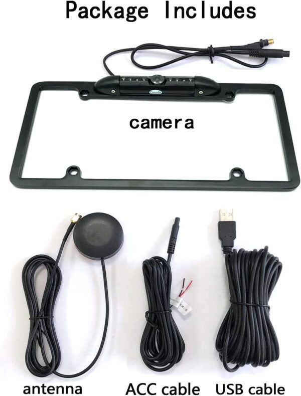 Casoda WiFi License Plate Backup Camera 07