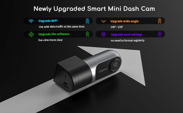 Cooau Mini Dash Cam Recorder 15
