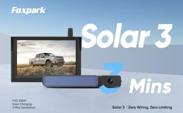 Foxpark Solar Wireless Vehicle Backup Camera 08