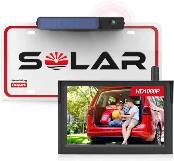 Foxpark Solar Wireless Vehicle Backup Camera