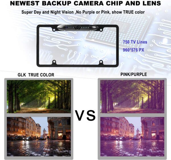 GLK License Plate Backup Camera 03