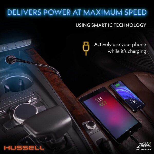 Hussell USB Car Charger Adapter 07