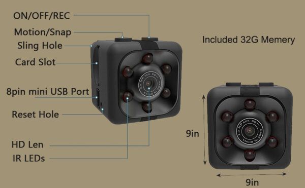 Oucam Mini Spy Camera 10
