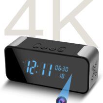 Pragovle Alarm Clock WiFi Spy Camera