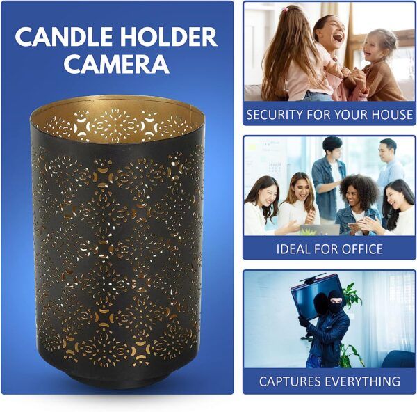 SpyMax Candle Holder Hidden Camera 08