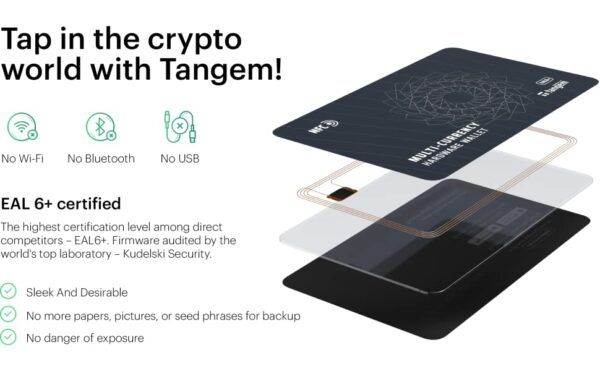 Tangem Secure Cold Storage Crypto Wallet 10