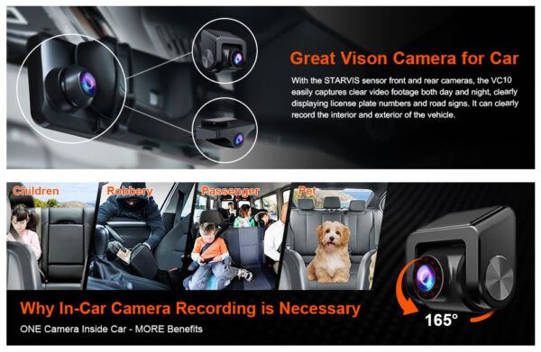 VVCAR 4K Mirror Dash Cam 10