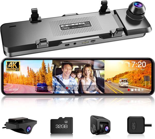 VVCAR 4K Mirror Dash Cam